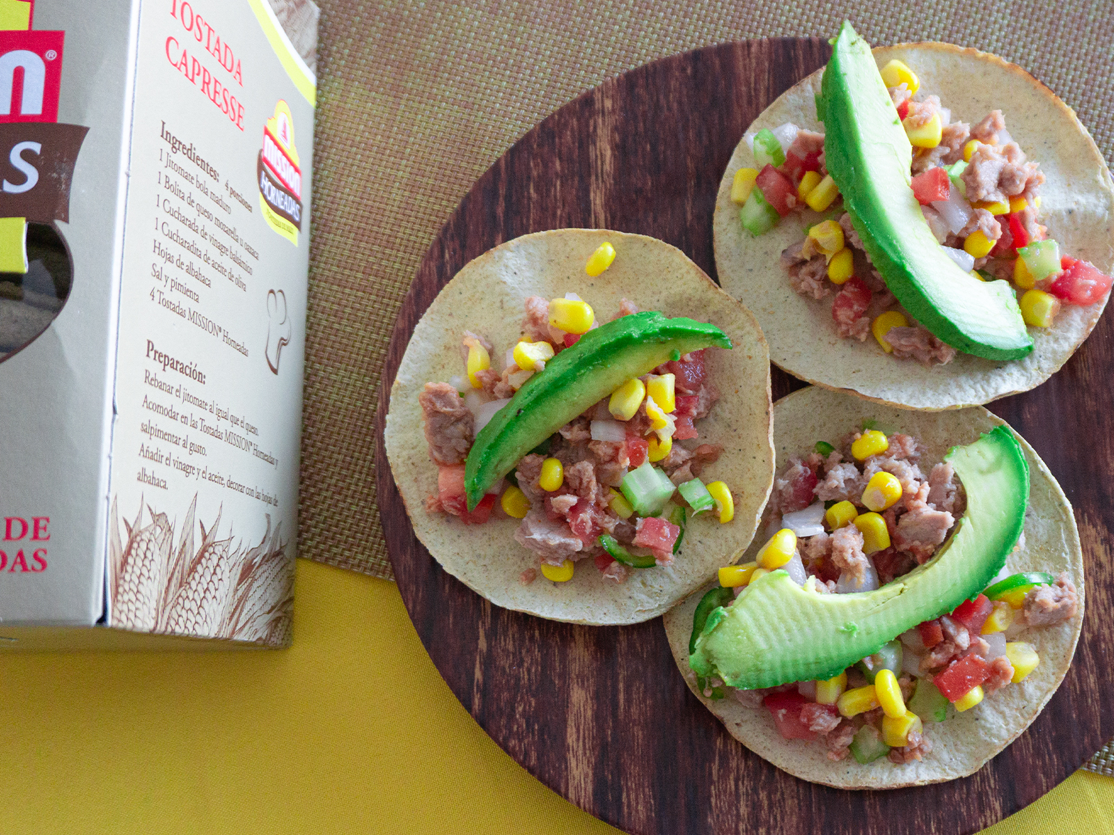 Tostada De Atún A La Mexicana