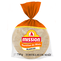 Mission® Tortillas de Maíz Blancas 750g