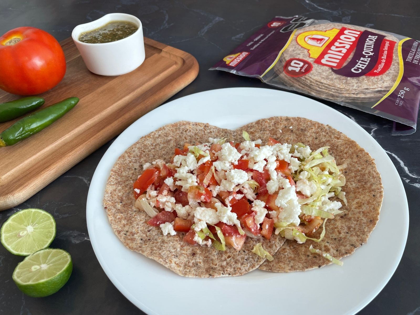 Rollos de ensalada con Queso fresco
