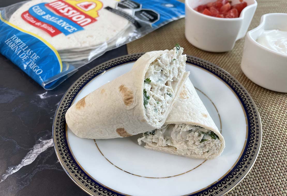 Burrito Cremoso de Pollo