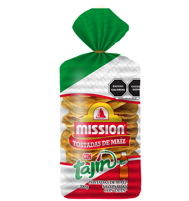 403953 RENDER TOSTADA MISSION TAJIN 200 G NOM