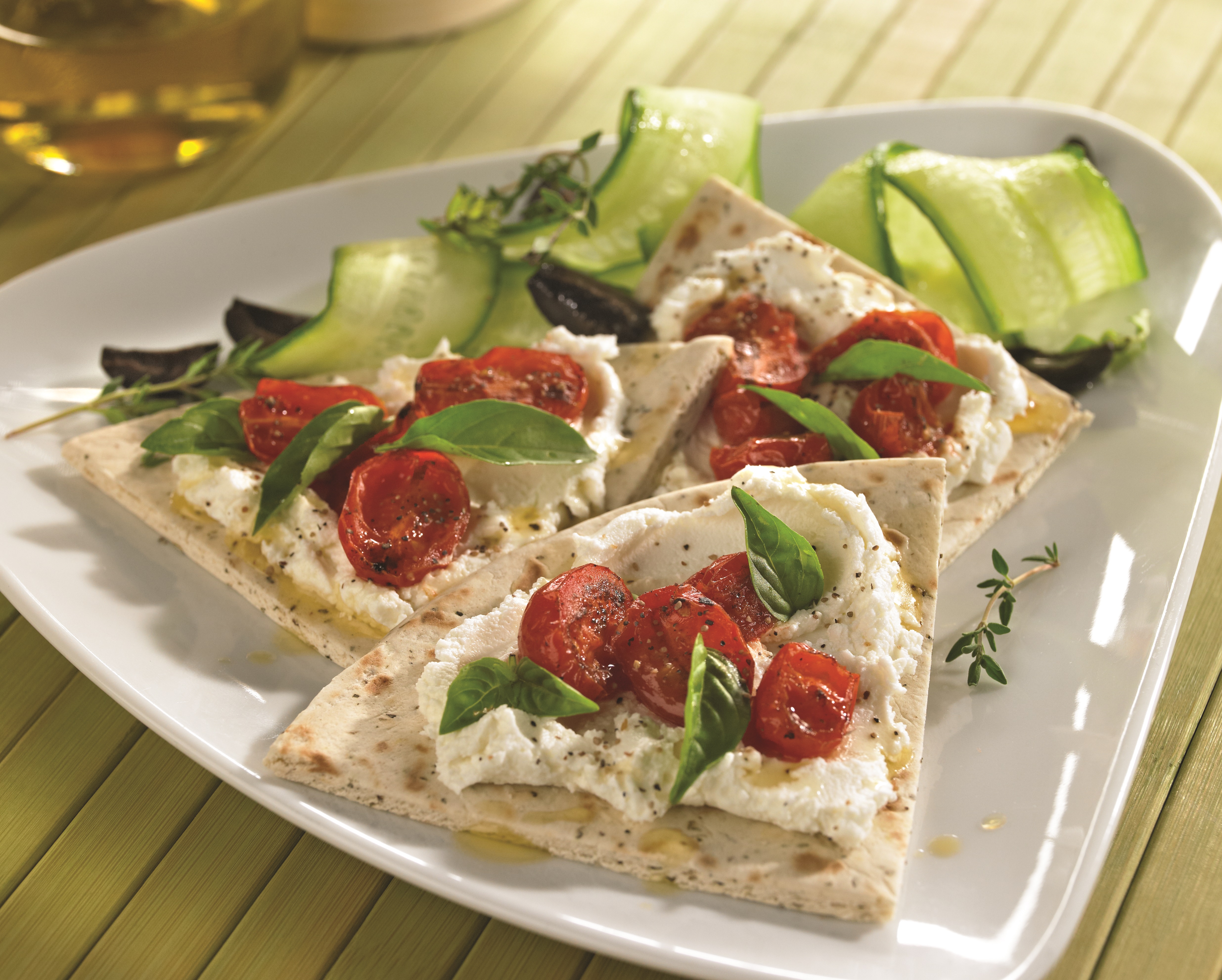 Panina de Queso de Cabra y Tomate Cherry