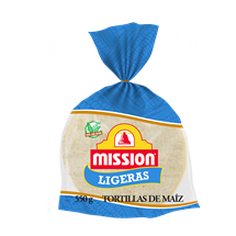 Mission® Tortillas de Maíz Ligeras Blancas 550g