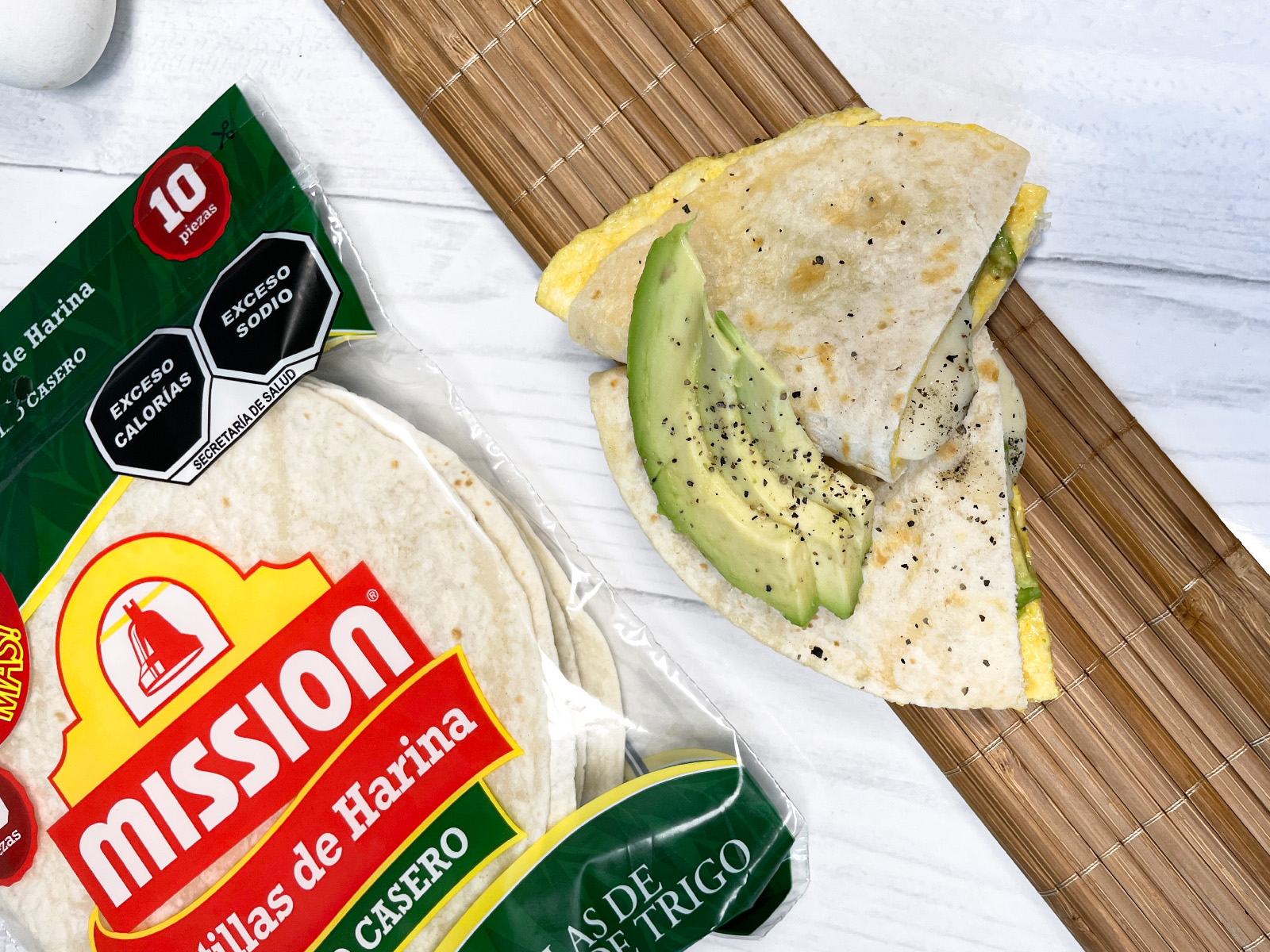 Quesadilla de aguacate