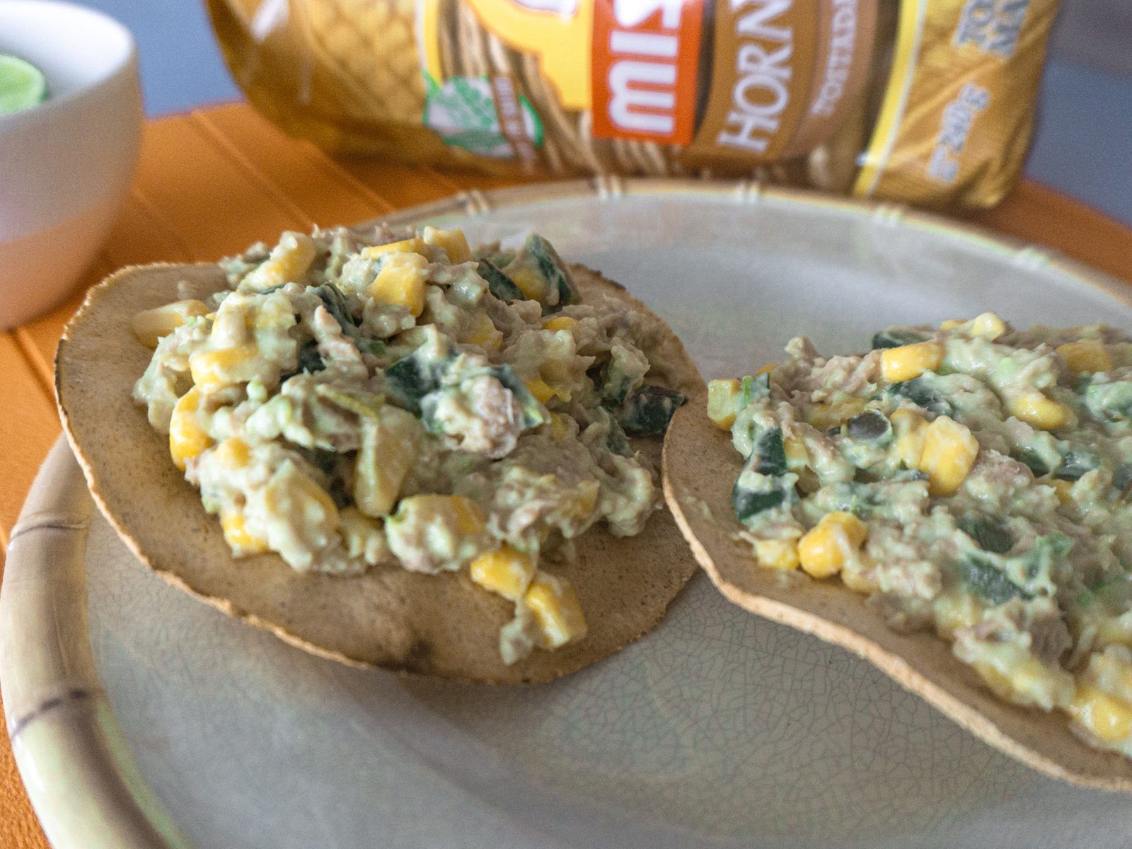 Tostadas de Atún Poblano